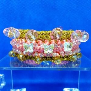 TOMMI baby Crystal Swarovksi Butterflies Bracelet